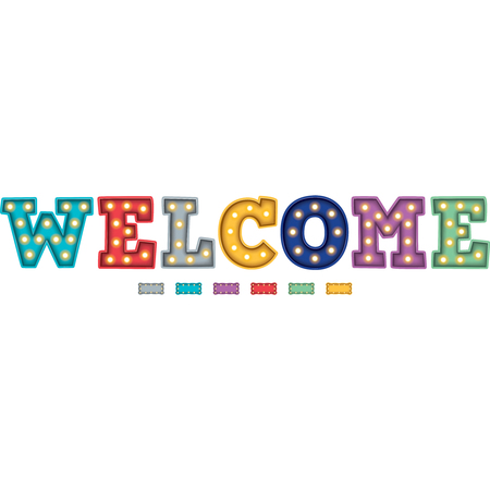 TEACHER CREATED RESOURCES Marquee Welcome Bulletin Board Display TCR5869